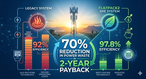के बारे में नवीनतम कंपनी का मामला Reducing OPEX in High Energy Cost Regions: Rectifier Upgrade Paths for South American Operators