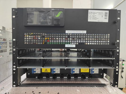 गुणवत्ता  Custom made Hybrid Solar System FP2 48V 12+12.8KW 400V+N BD LD 3 phase 230V Telecom Power System with PV connection कारखाना