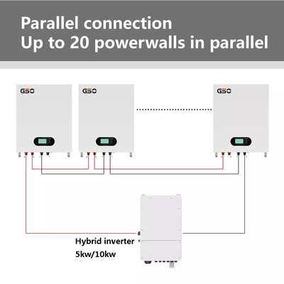 48v 100ah Lifepo4 टेलीकॉम लिथियम आयन बैटरी 2.5kwh 5kwh 10kwh