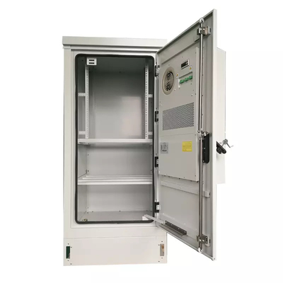 IP55 19 इंच लाइट ग्रे टेलीकॉम रैक कैबिनेट आउटडोर 27U 40U
