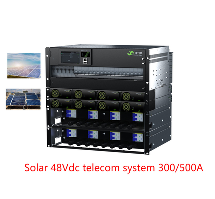 प्योर सोलर इंटीग्रेटेड टेलीकॉम सोलर पावर सिस्टम्स 3200w 300a डीसी फ्लैटपैक 2