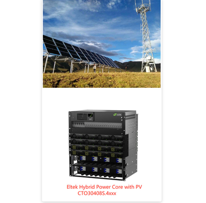 16KW 24KW टेलीकॉम हाइब्रिड सिस्टम एमपीपीटी और सोलर मॉड्यूल एलटेक ब्रांड 241119.650 241115 के साथ।650