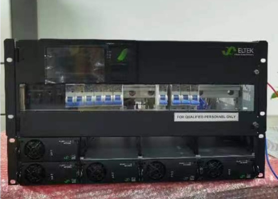 Eltek 48Vdc 19 इंच 5U दूरसंचार 16kw 300A CTO प्रणाली स्मार्टपैक टच कंट्रोलर वितरण ब्रेक के साथ