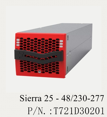 यूपीएस सिएरा 25 - 48/230-277 डीसी एसी कनवर्टर 3KVA 2.7KW 2.7KW से 2MW पी/एन T721D30201