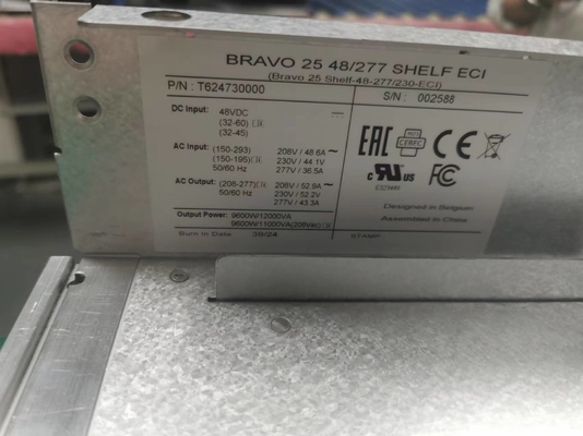 CE+T पावर शेल्फ ECI ब्रावो 25 शेल्फ 48-277/230 -ECI P/N: T624730000