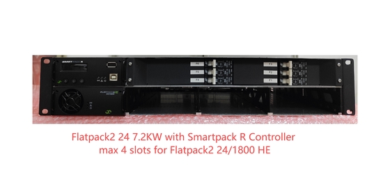Eltek FP2 24V 7.2KW पावरकोर 2U 19 इंच मैक्स 4 स्लॉट के लिए Flatpack2 24/1800 HE स्मार्टपैक आर नियंत्रक