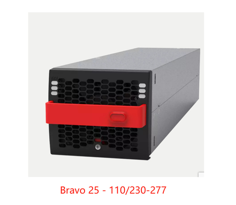 CE+T इन्वर्टर मॉड्यूलर इन्वर्टर ब्रावो 25 - 110/230-277 110Vdc 3KVA 2.5KW T621D50201 / T624D50010 / T624D50000