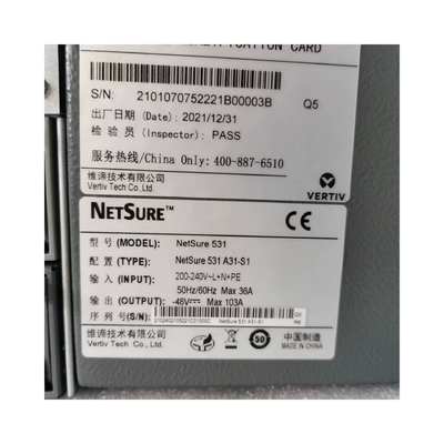 Vertiv 19 इंच एम्बेडेड पावर सिस्टम Netsure 521A31 स्विच पावर सप्लाई 150A डीसी सिस्टम