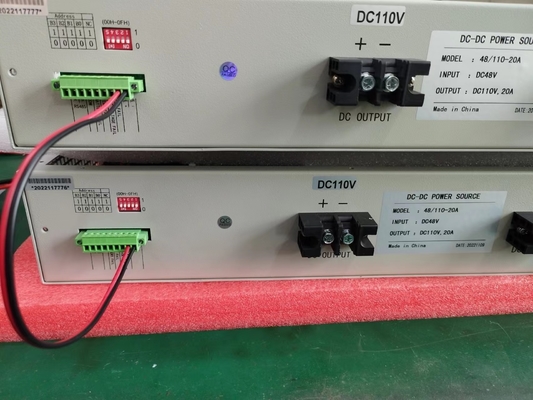 OEM अनुकूलन 19 इंच डीसी डीसी कन्वर्टर्स RCT2000D श्रृंखला इनपुट 110vdc आउटपुट 110vdc 2200W D20-10-10