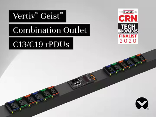 Vertiv Geist GU1 स्मार्ट मॉनिटरिंग PDU टाइप 16A/32A एडाप्टिव लोड रैक पावर C13/C19 डुअल पोर्ट्स के साथ डेटा सेंटर के लिए प्रोफेशनल-ग्रेड
