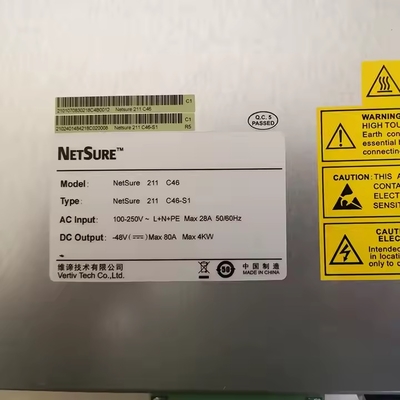 Emerson / Vertiv 48V 80A एम्बेडेड पावर सप्लाई सिस्टम NetSure 211 C46-S1