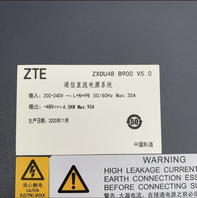 ZTE ZXDU48 B900 V5.0 संचार बिजली की आपूर्ति डीसी पावर सिस्टम 48V90A एसी प्रत्यक्ष संचार उपकरण के लिए