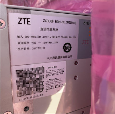 उच्च दक्षता Zte -48v 200a दूरसंचार बिजली आपूर्ति प्रणाली Zxdu68 B201 एम्बेडेड