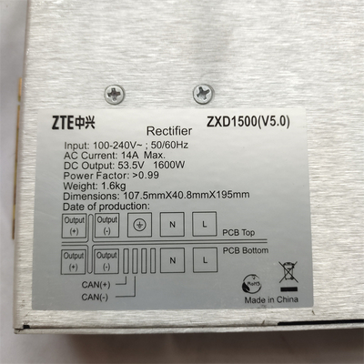 ZTE 48V 48/1500w ZXD1500v4.0 48v 3000w 48v 220v Ac से 48v Dc रेक्टिफायर मॉड्यूल