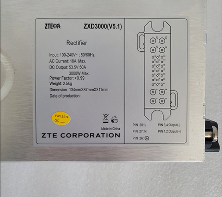 ZTE ZXD3000 V5.6 V5.5 कम्युनिकेशन पावर मॉड्यूल 48V50A एसी-डीसी उच्च दक्षता सुधारक 3000W