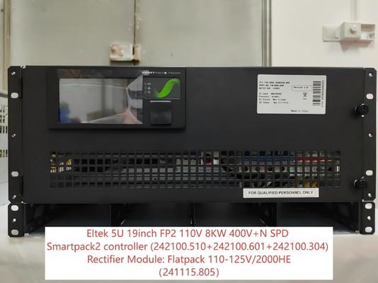 Eltek Flatpack2 110Vdc 8KW DC पावर सिस्टम CIO20405.XXX Flatpack 110-125V/2000HE 241115.805 241119 के साथ सिस्टम।805