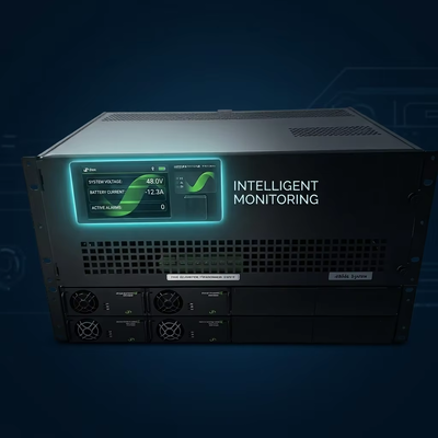 कस्टम मेड FP2 48V 12KW 6KVA 230V SPD BD 5U रेक्टिफायर और रेक्टिफायर स्लॉट के साथ एम्बेडेड पावर सिस्टम