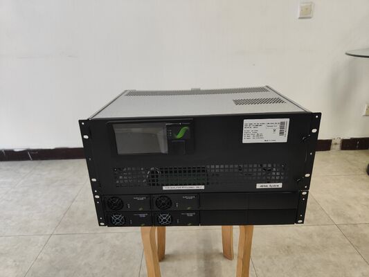 कस्टम मेड FP2 48V 12KW 6KVA 230V SPD BD 5U रेक्टिफायर और रेक्टिफायर स्लॉट के साथ एम्बेडेड पावर सिस्टम