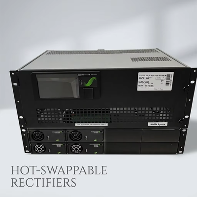 कठोर वातावरण के लिए अनुकूलन योग्य औद्योगिक ग्रेड FP2 48V 12KW+6KVA 230V 5U एम्बेडेड पावर सिस्टम