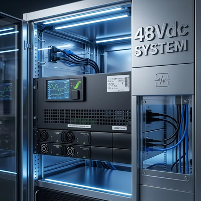 कठोर वातावरण के लिए अनुकूलन योग्य औद्योगिक ग्रेड FP2 48V 12KW+6KVA 230V 5U एम्बेडेड पावर सिस्टम