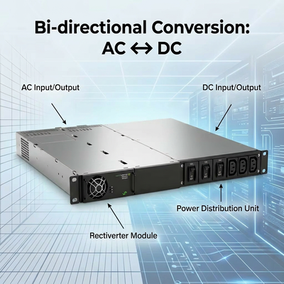 Eltek CTOR0201.001 Rectiverter System 1U 3kVA एसी पावर समाधान 1U ऊंचाई स्मार्ट कॉम्पैक्ट महत्वपूर्ण एसी समाधान