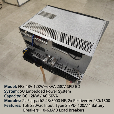 एल्टेक रेक्टिवर्टर पावर सिस्टम 12KW डीसी 6KVA एसी स्मार्टपैक2 टच कंट्रोल