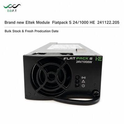 एलटेक फ़्लैटपैक S 24/1000HE रेक्टिफायर मॉड्यूल 24V 1000W उच्च दक्षता बिजली आपूर्ति मॉड्यूल P/N 241122.205 बिल्कुल नया