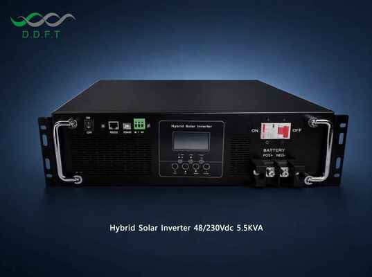 कठोर पर्यावरण औद्योगिक उपयोग के लिए हैवी ड्यूटी 5.5KW ऑफ ग्रिड हाइब्रिड इन्वर्टर 500VDC PV इनपुट 48V बैटरी