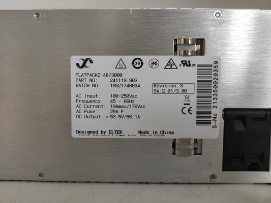 टेलीकॉम रेक्टिफायर मॉड्यूल 48/3000 फ्लैटपैक 2 48v 3000w 241119.903