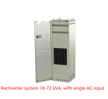 सिंगल एसी इनपुट एल्टेक पावर फ्लैटपैक रेक्टीफायर 18kva 36kva 54kva CTER2442.4