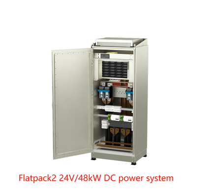 Eltek Flatpack2 24V 48KW DC पावर सिस्टम Smartpack2 के साथ Flatpack2 24/1800HE