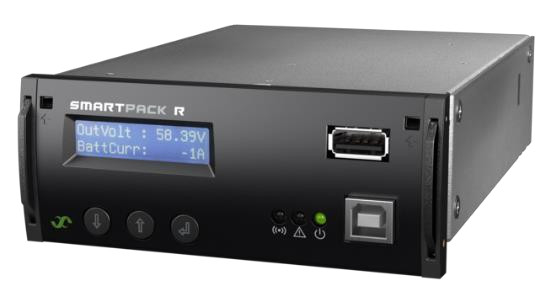 Eltek Flatpack2 24V 48KW DC पावर सिस्टम Smartpack2 के साथ Flatpack2 24/1800HE